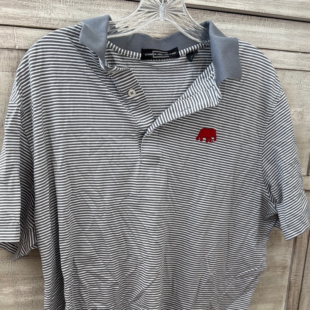 University of Alabama with Striped Pattern and Short Sleeves
